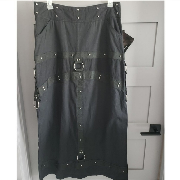 MACGIRL MacGear Screw Studded O-Ring Maxi Skirt Size XL - Picture 3 of 17
